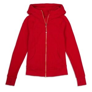 Red Zip-Up Hoodie